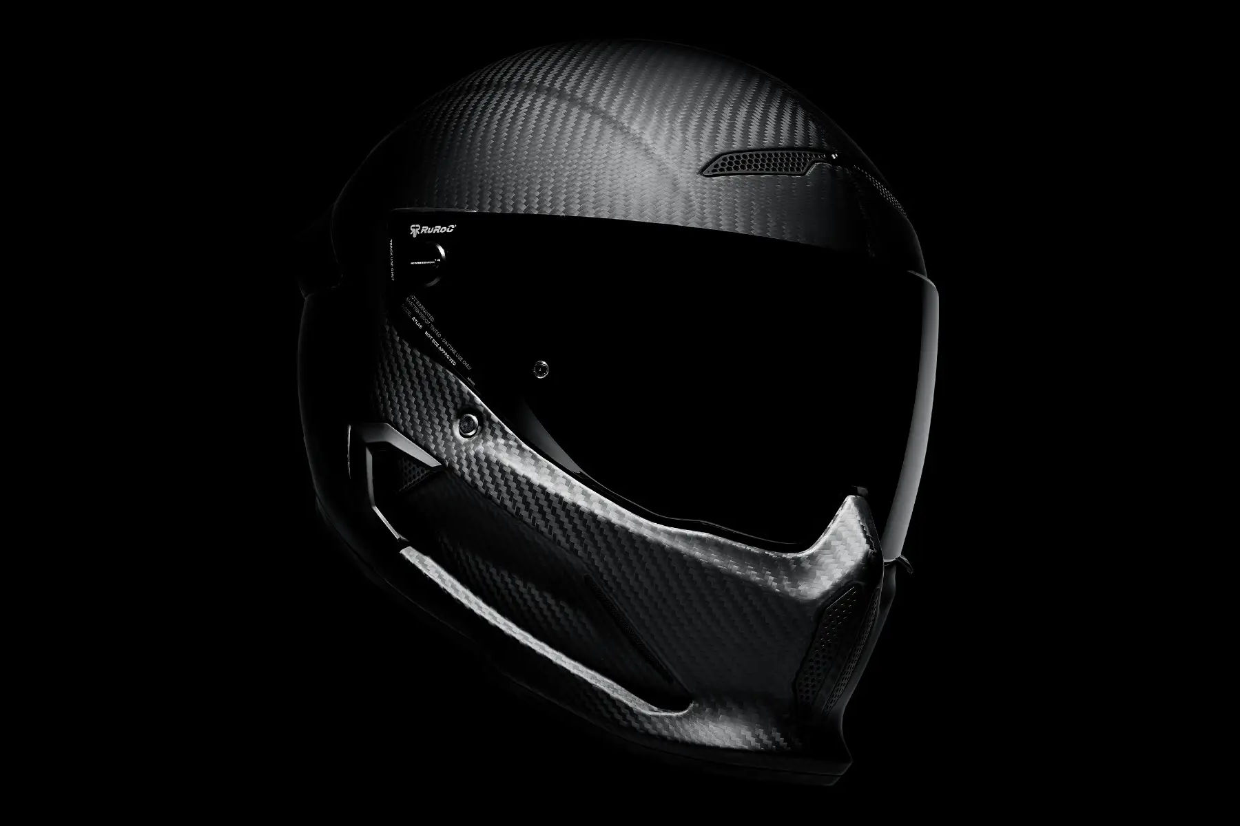 Casque moto Ruroc en carbone