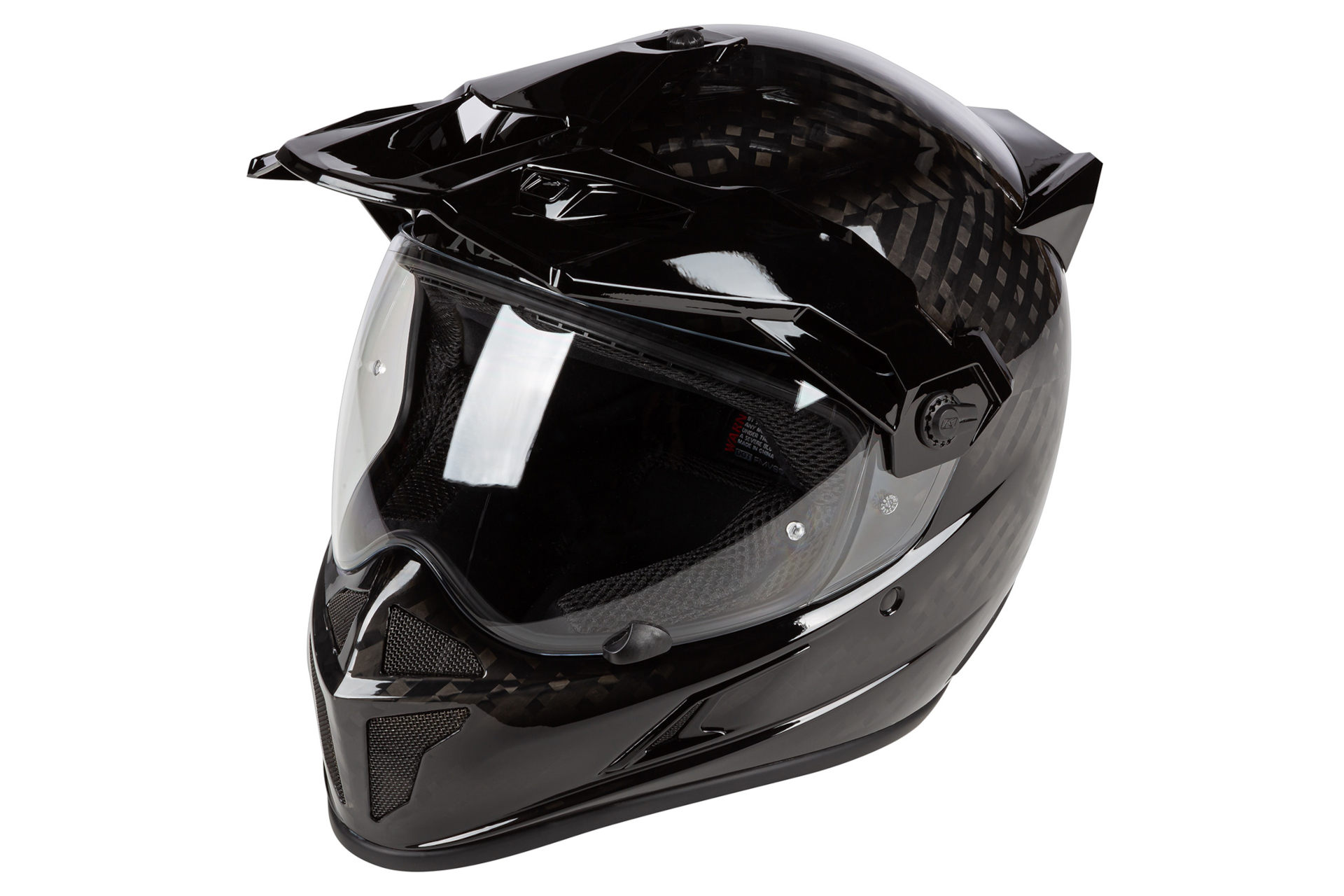 Le Klim Krios Karbon, casque moto adventure en carbone