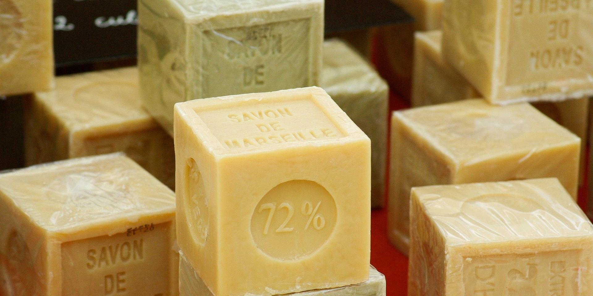 Blocs de savon de Marseille